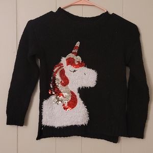 Justice unicorn sweater (nwot) size 6